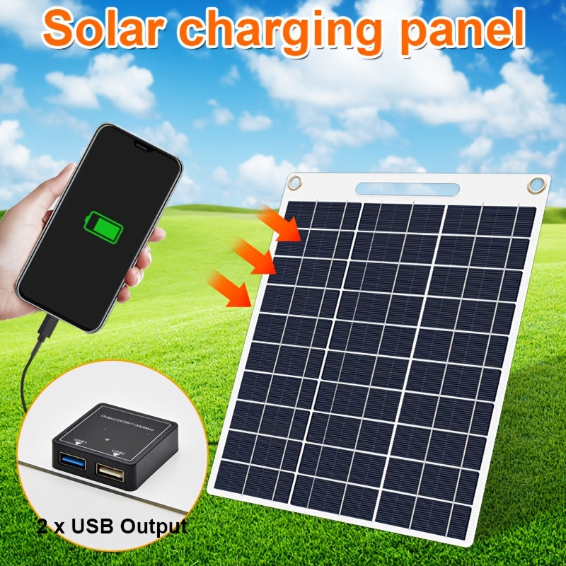 Portable Solar Charger – USB Powered, Compact & Travel-Ready