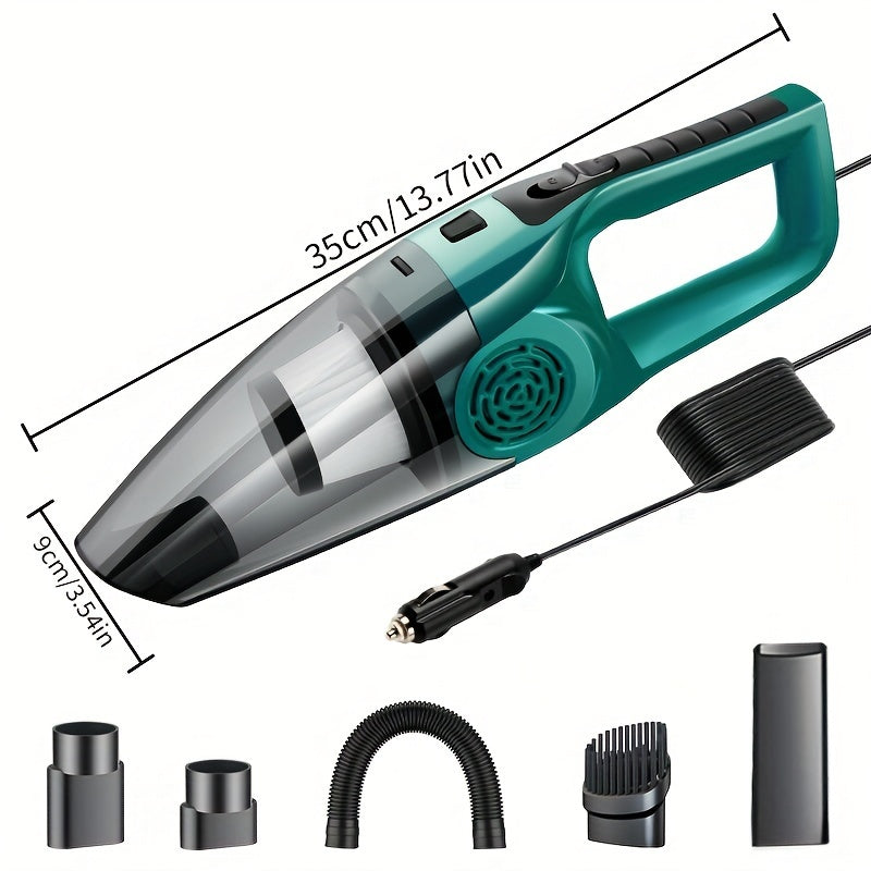 12V Car Vacuum Cleaner – Strong Suction, Handheld Power