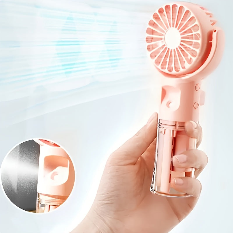 Portable Handheld Spray Fan with Humidifier