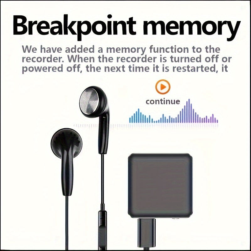 Voice Recorder – 50H Battery, 32GB Memory, Smart & Compact