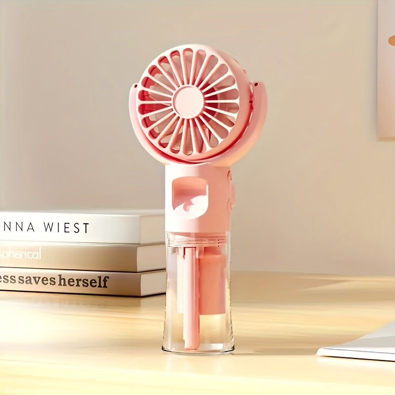 Portable Handheld Spray Fan with Humidifier