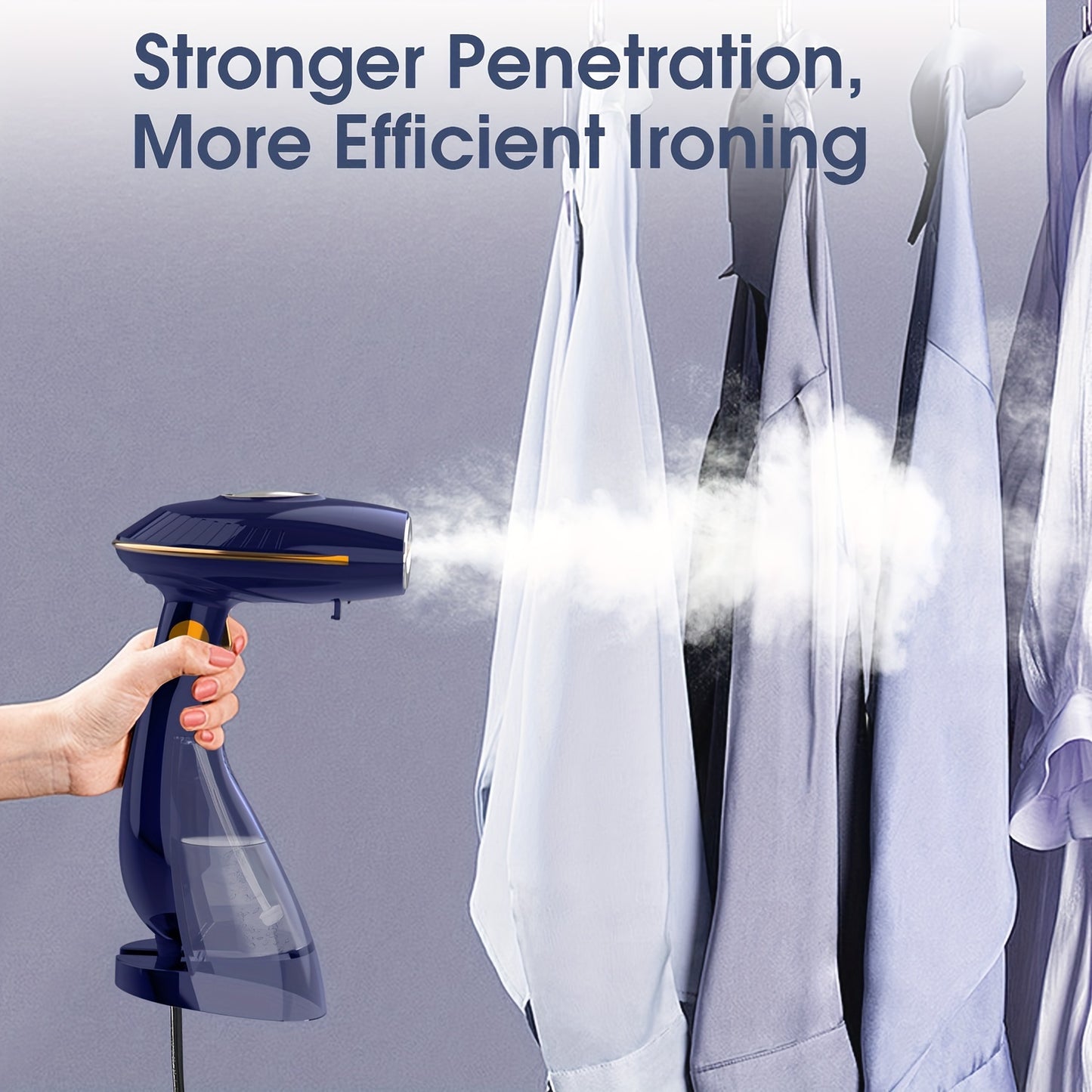 Portable Garment Steamer – 2-in-1 Iron & Wrinkle Remover