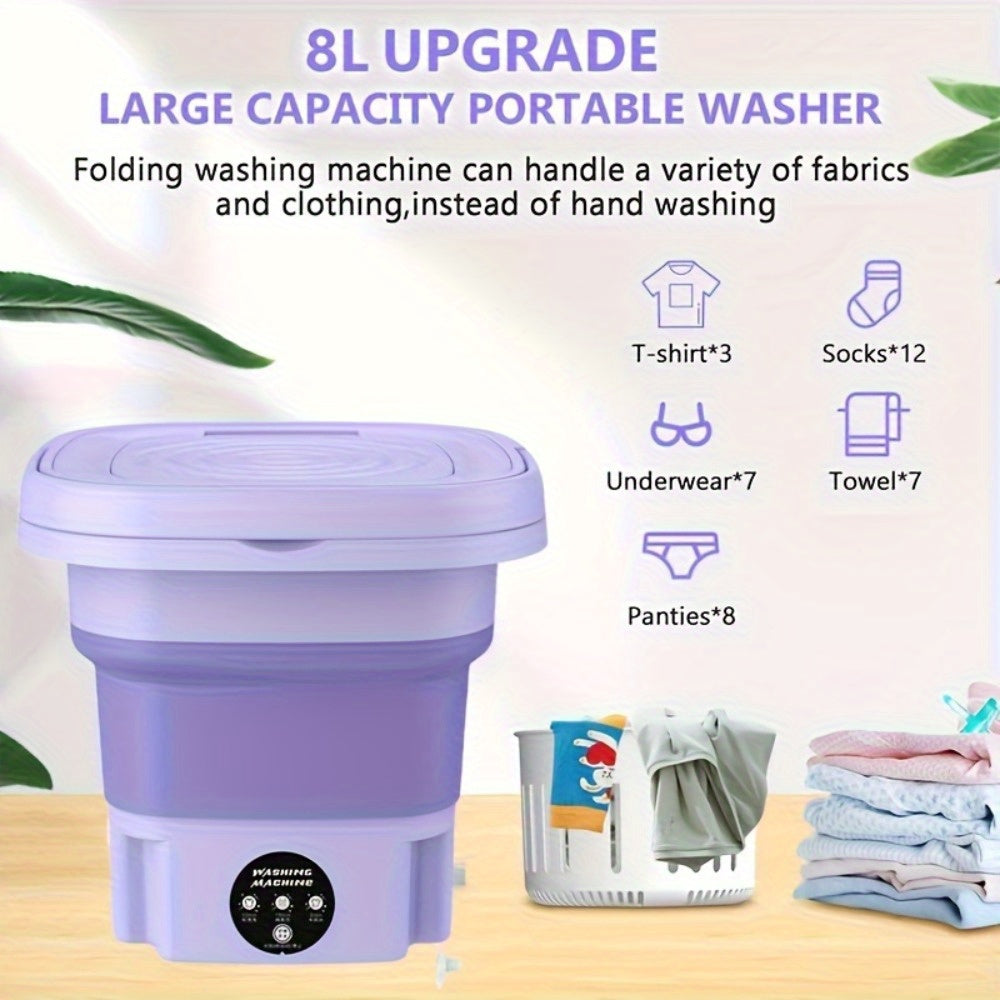 Mini Folding Washing Machine – Wash Anywhere, Anytime