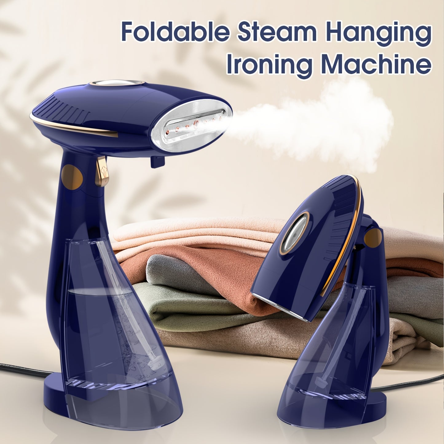 Portable Garment Steamer – 2-in-1 Iron & Wrinkle Remover