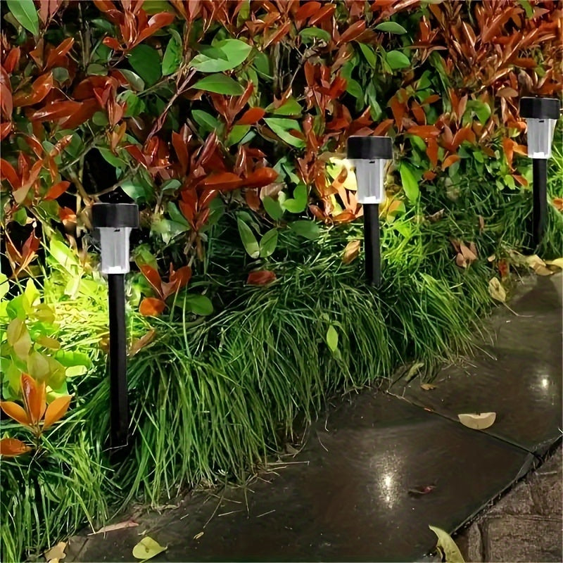 10 Solar Path Lights – Easy Install, Solar-Powered Glow