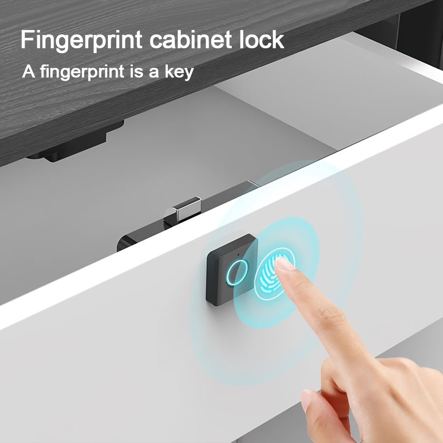 Smart Fingerprint Drawer Lock – Keyless, Secure & Minimalist
