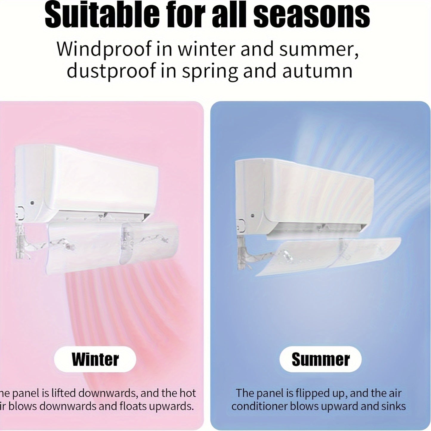 Air Conditioner Deflector – Adjustable Comfort, All Year Round