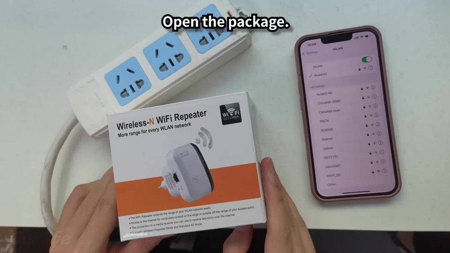 WiFi Extender – Long Range, Plug & Play Boost