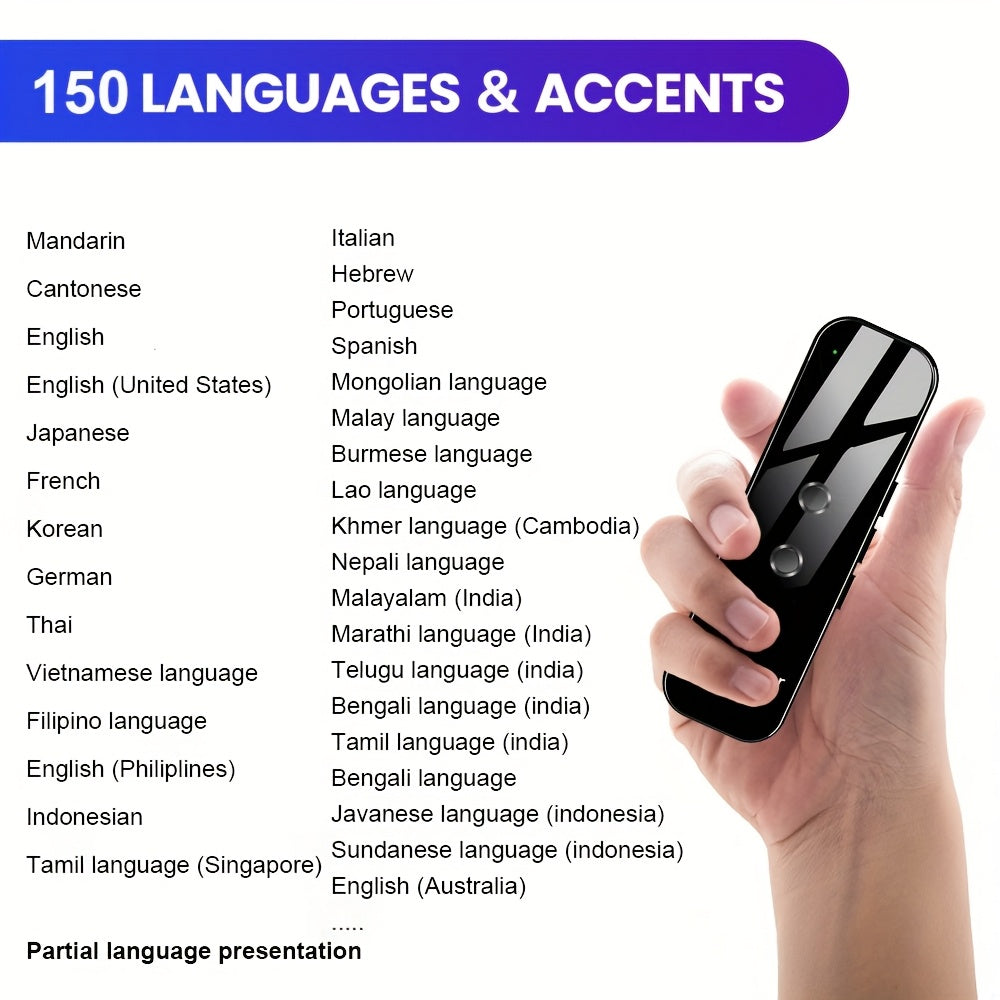 AI Voice Translator – 150 Languages, Real-Time & Travel-Ready