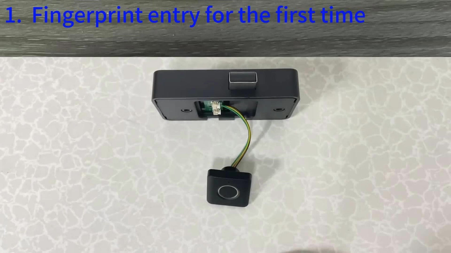 Smart Fingerprint Drawer Lock – Keyless, Secure & Minimalist