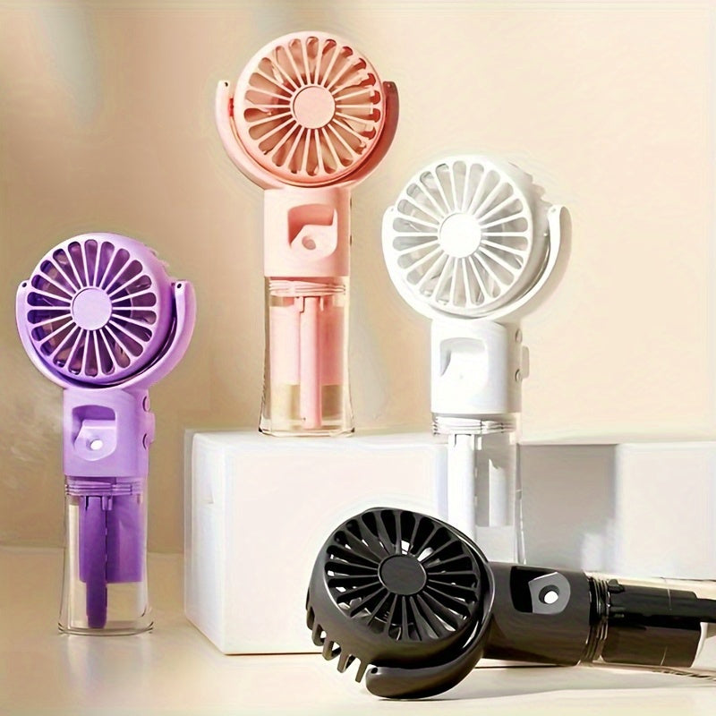 Portable Handheld Spray Fan with Humidifier