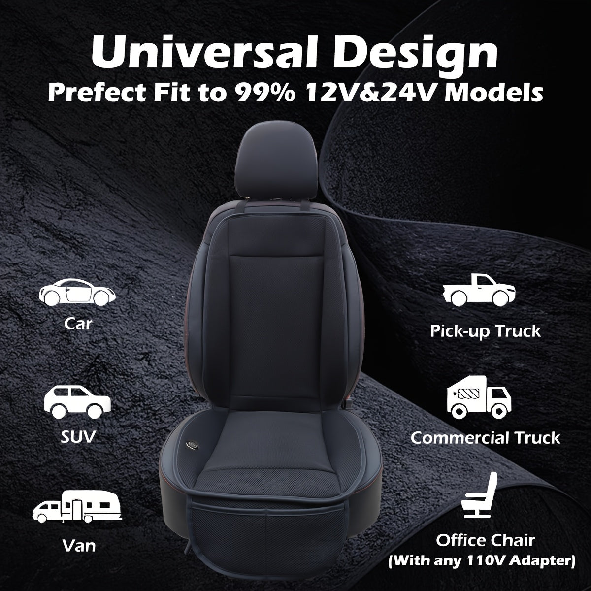 Car Seat Cooling Fan Cushion – Stay Cool, Drive Fresh