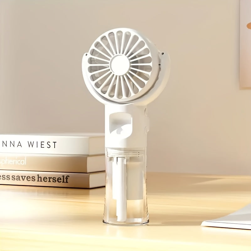 Portable Handheld Spray Fan with Humidifier