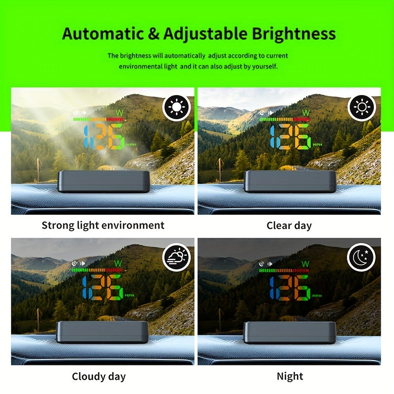Car Head-Up Display – Real-Time Speed, Safer Driving