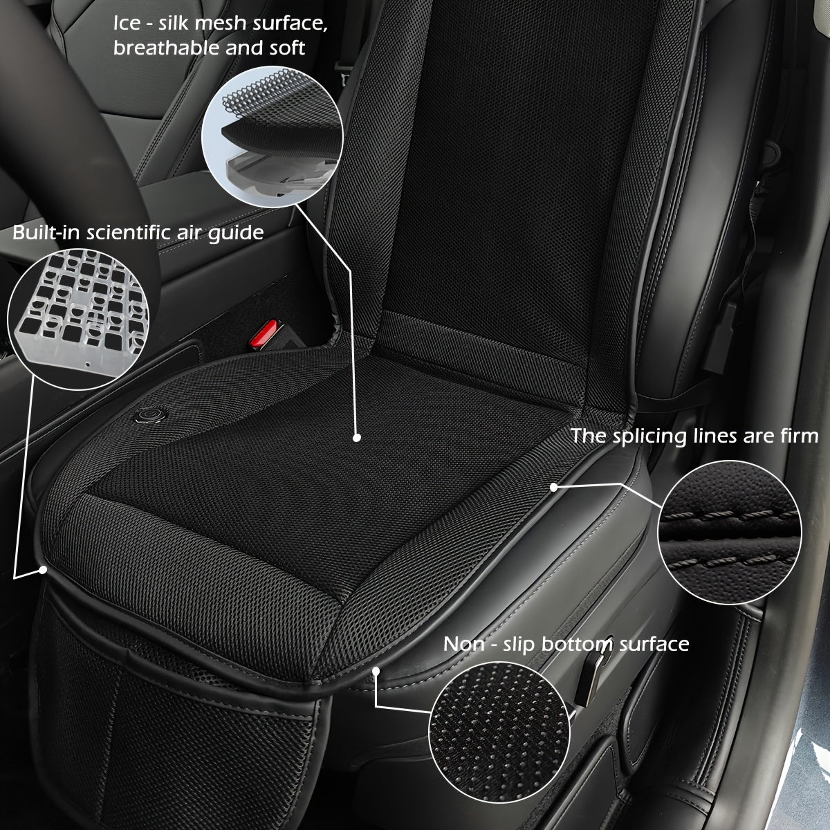 Car Seat Cooling Fan Cushion – Stay Cool, Drive Fresh