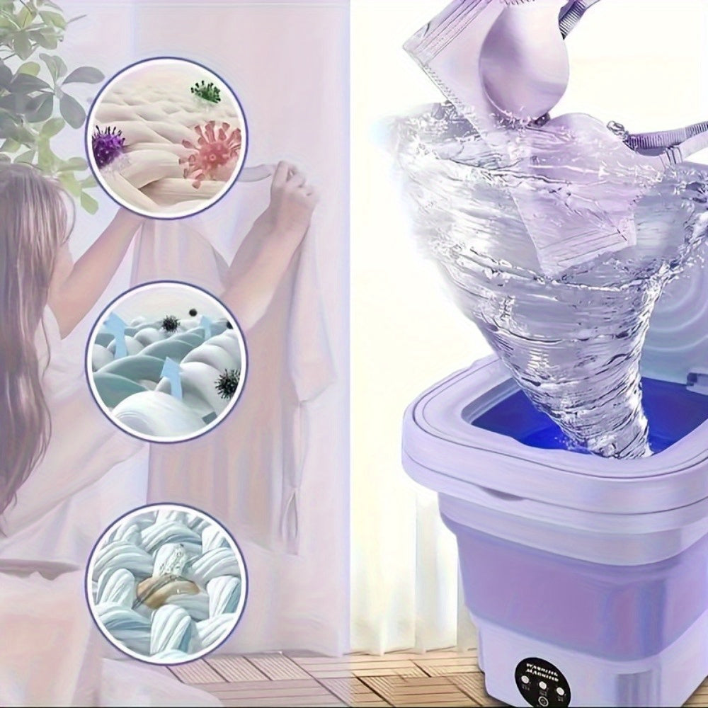 Mini Folding Washing Machine – Wash Anywhere, Anytime