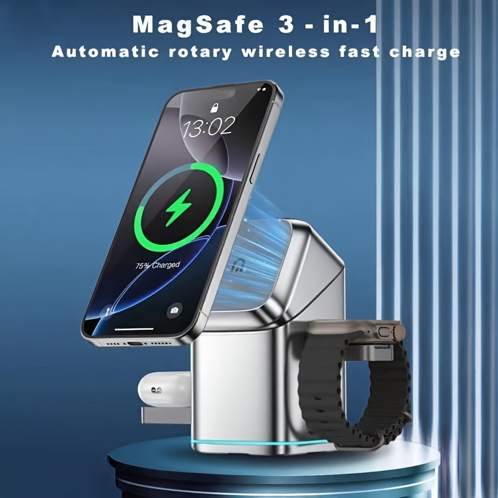 Multi-Device 3-in-1 Wireless Charger