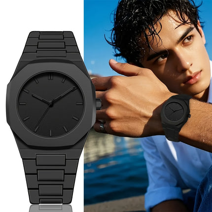ساعة كوارتز رجالية بسيطة - أنيقة، بسيطة، خالدة