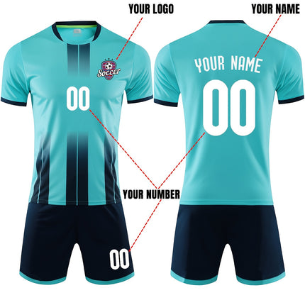 Customizable Youth Soccer Jersey Kit
