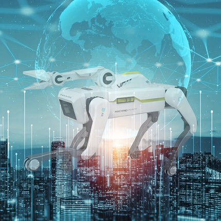 كلب روبوت ذكي يعمل بالتحكم عن بعد