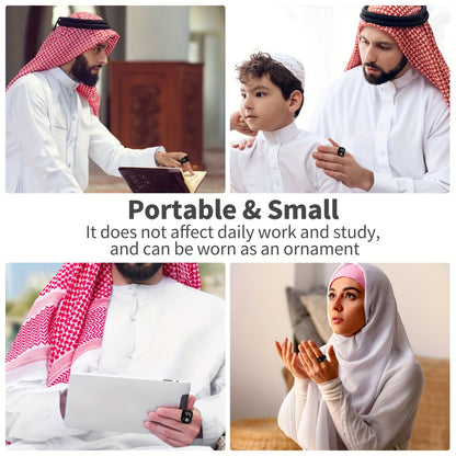 Zikr Smart Ring – Prayer Reminder, Counter & Qibla Guide