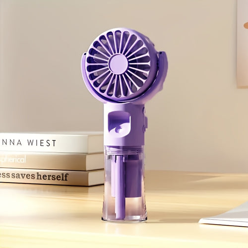 Portable Handheld Spray Fan with Humidifier