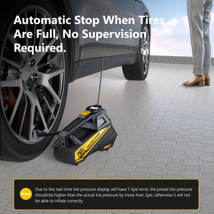 CaRSun Digital Tire Inflator – Portable Power, Precise Pressure