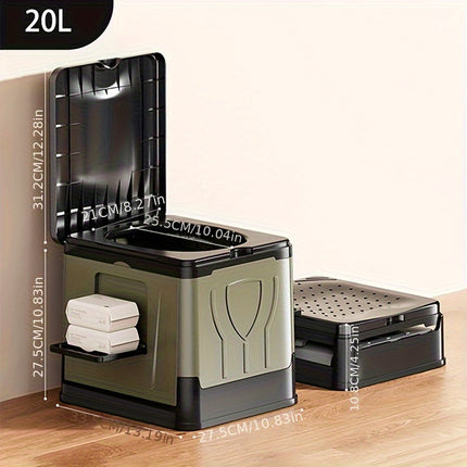 مرحاض تخييم محمول - سهل الاستخدام، صحي، وجاهز للسفر