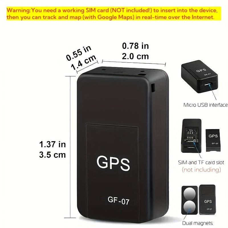 Mini GPS Tracker – Real-Time, Magnetic & Mobile-Controlled