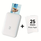 MT53 photo printer + 25 sheets of photo paper