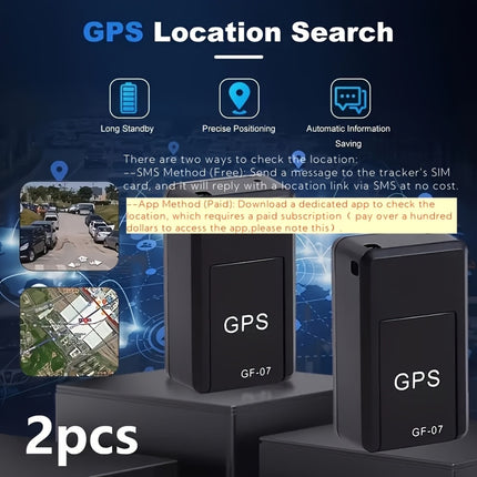 جهاز تتبع GPS صغير - في الوقت الفعلي، مغناطيسي، ويتم التحكم فيه عبر الهاتف المحمول