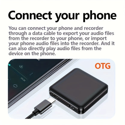 Voice Recorder – 50H Battery, 32GB Memory, Smart & Compact