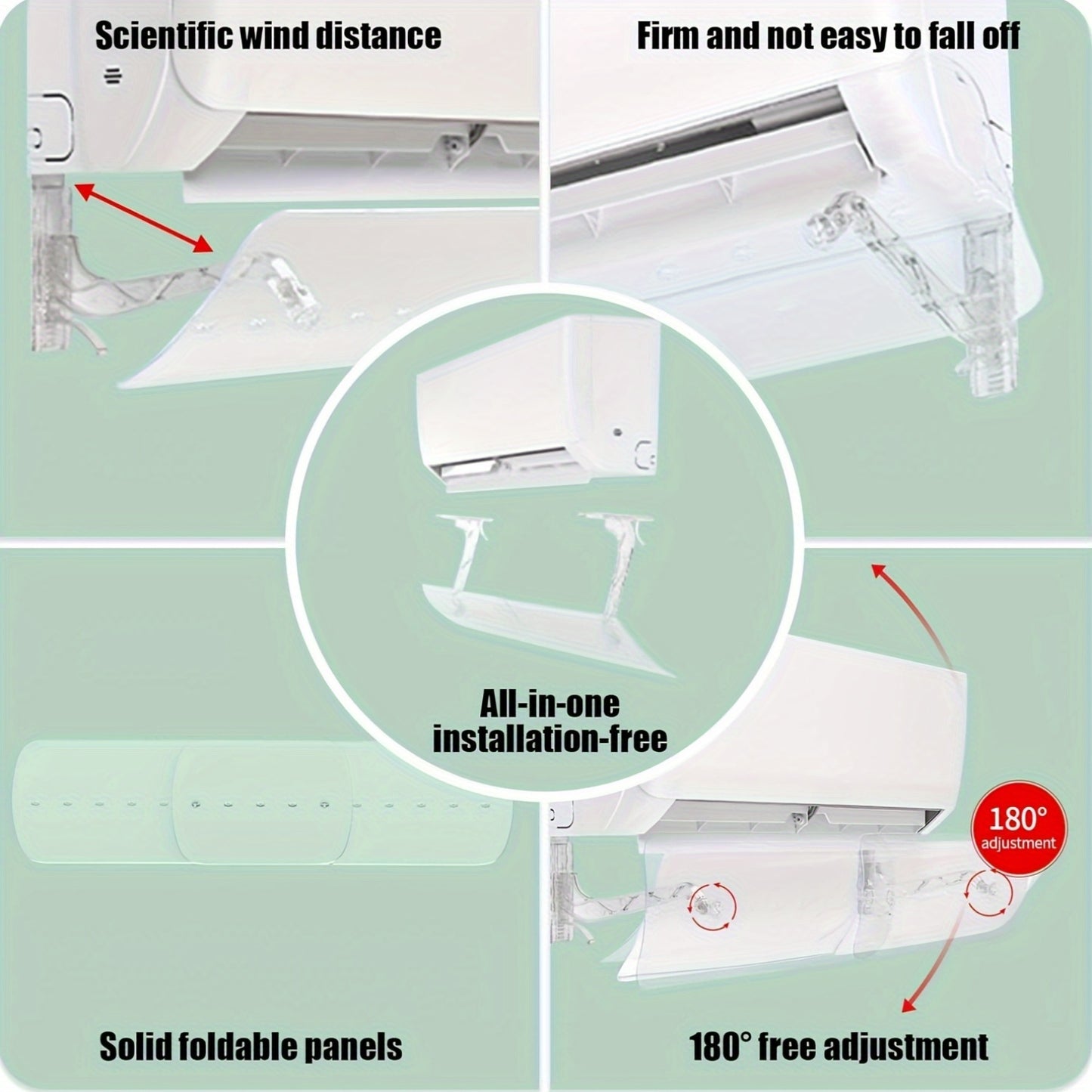 Air Conditioner Deflector – Adjustable Comfort, All Year Round