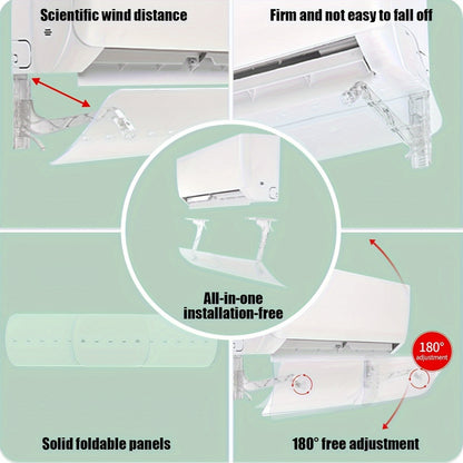 Air Conditioner Deflector – Adjustable Comfort, All Year Round