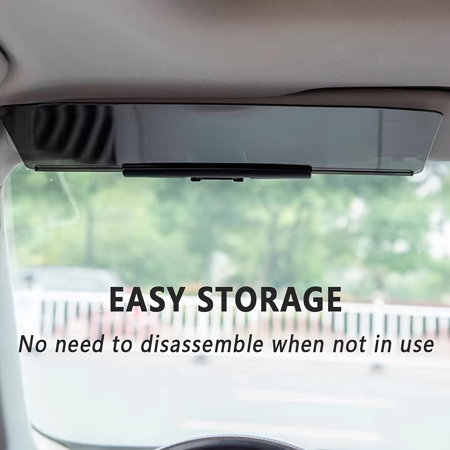 Polarized Car Sun Visor – Anti-Glare, UV-Blocking