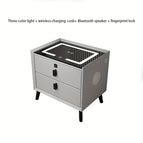 Light gray (tricolor light + wireless charging + USB + wireless speaker + fingerprint lock)