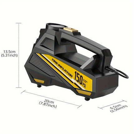 منفاخ إطارات رقمي من CaRSun - طاقة محمولة وضغط دقيق