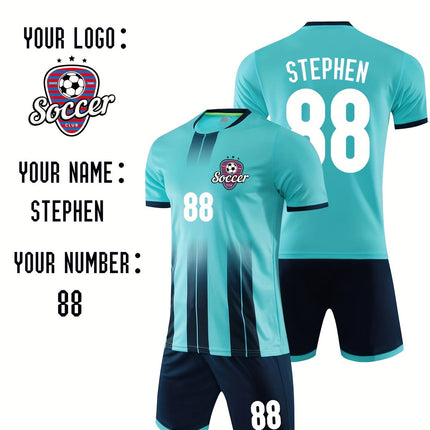 Customizable Youth Soccer Jersey Kit