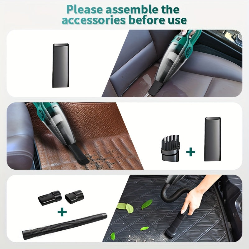 12V Car Vacuum Cleaner – Strong Suction, Handheld Power