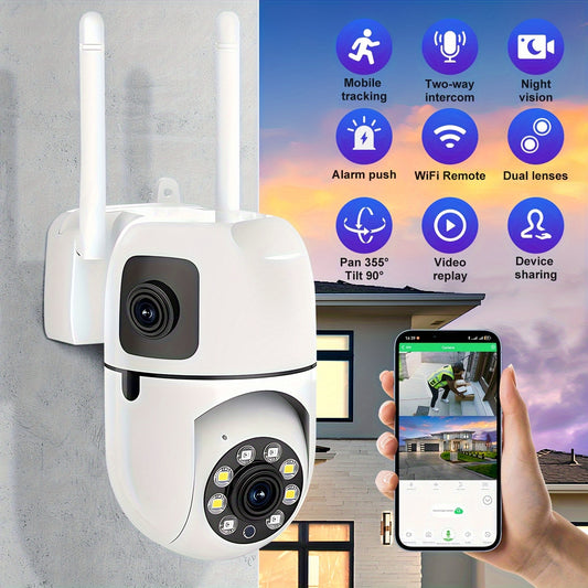 Dual Lens WiFi Security Camera