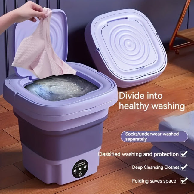 Mini Folding Washing Machine – Wash Anywhere, Anytime