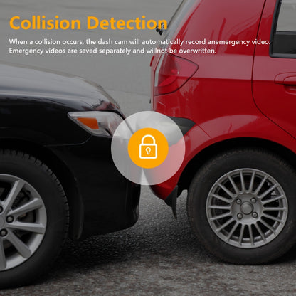 Dual Lens Dash Cam with Night Vision