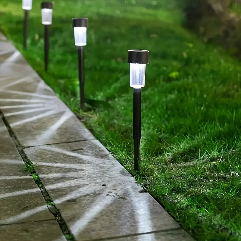 10 Solar Path Lights – Easy Install, Solar-Powered Glow