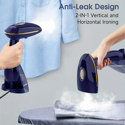 Portable Garment Steamer – 2-in-1 Iron & Wrinkle Remover