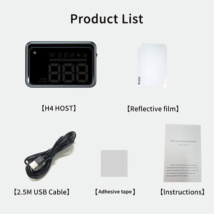 شاشة عرض أمامية للسيارة - سرعة فورية وقيادة أكثر أمانًا