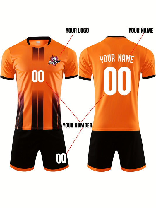 Customizable Youth Soccer Jersey Kit