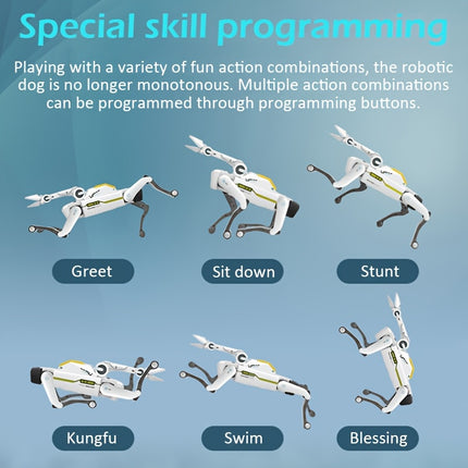 كلب روبوت ذكي يعمل بالتحكم عن بعد