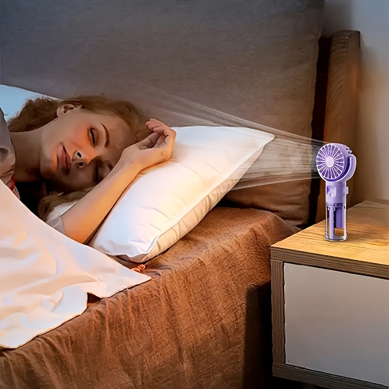 Portable Handheld Spray Fan with Humidifier