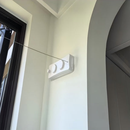 Retractable Clothesline – Double Line, Space-Saving