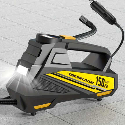 منفاخ إطارات رقمي من CaRSun - طاقة محمولة وضغط دقيق